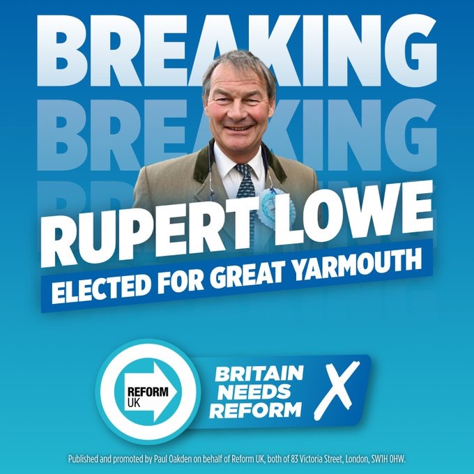 Rupert Lowe MP Great Yarmouth Constituency